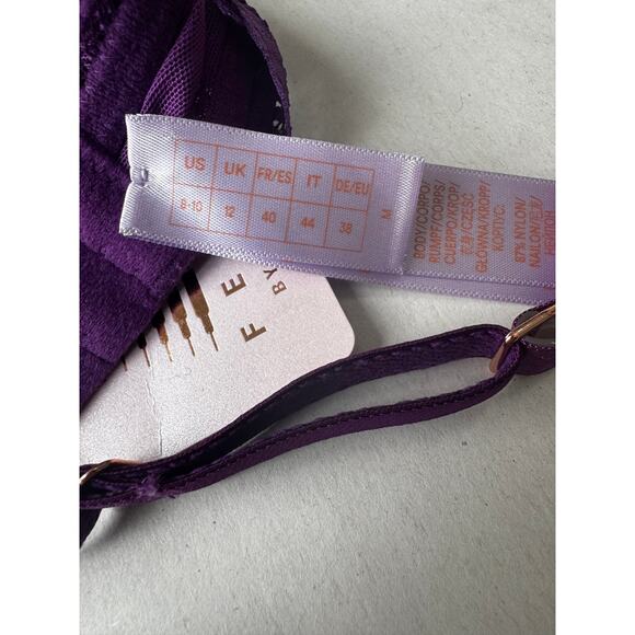 Savage X Fenty Lingerie Bundle Yellow Floral Set & Purple Lace Bodysuits (S/M) - Picture 8 of 8